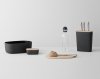RIG-TIG by Stelton BOX-IT Chlebak i Maselniczka z Melaminy - Zestaw Czarny